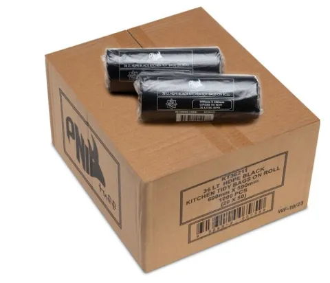 Black 36L Kitchen Tidy Rolls ctn1000