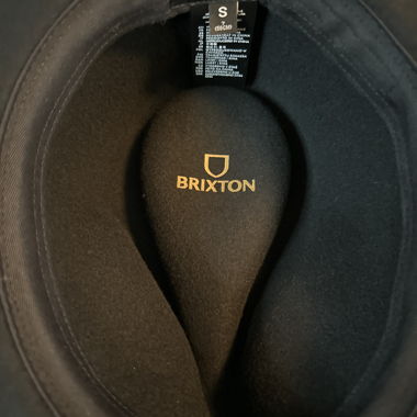 Brixton black hat
