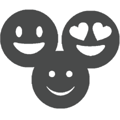 glückliche Kunden symbol