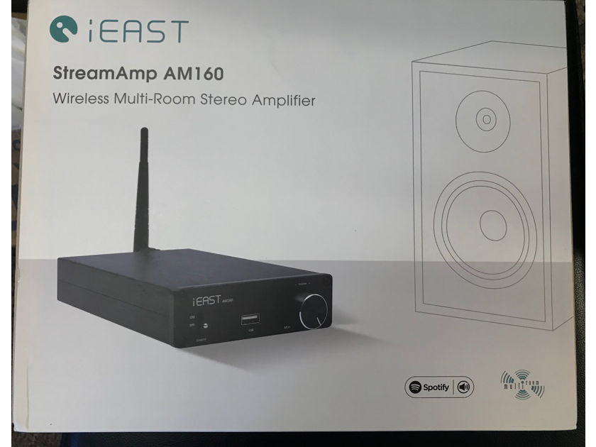 iEAST Stream Amp WiFi Streaming Audio W/2x80W Amp