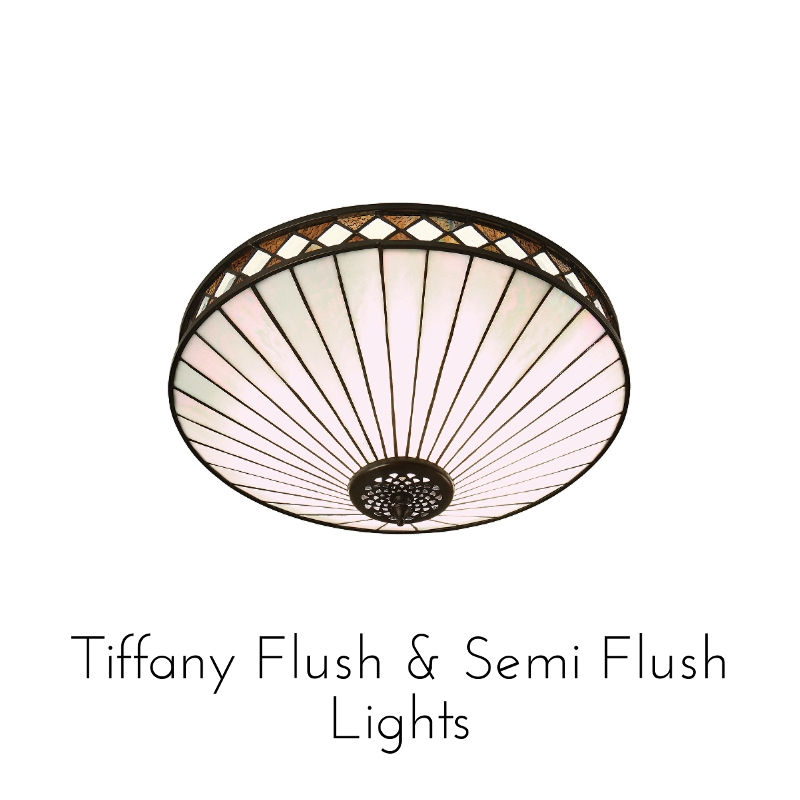tiffany flush lights 