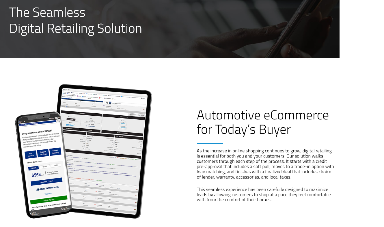 Dealer eProcess product / service