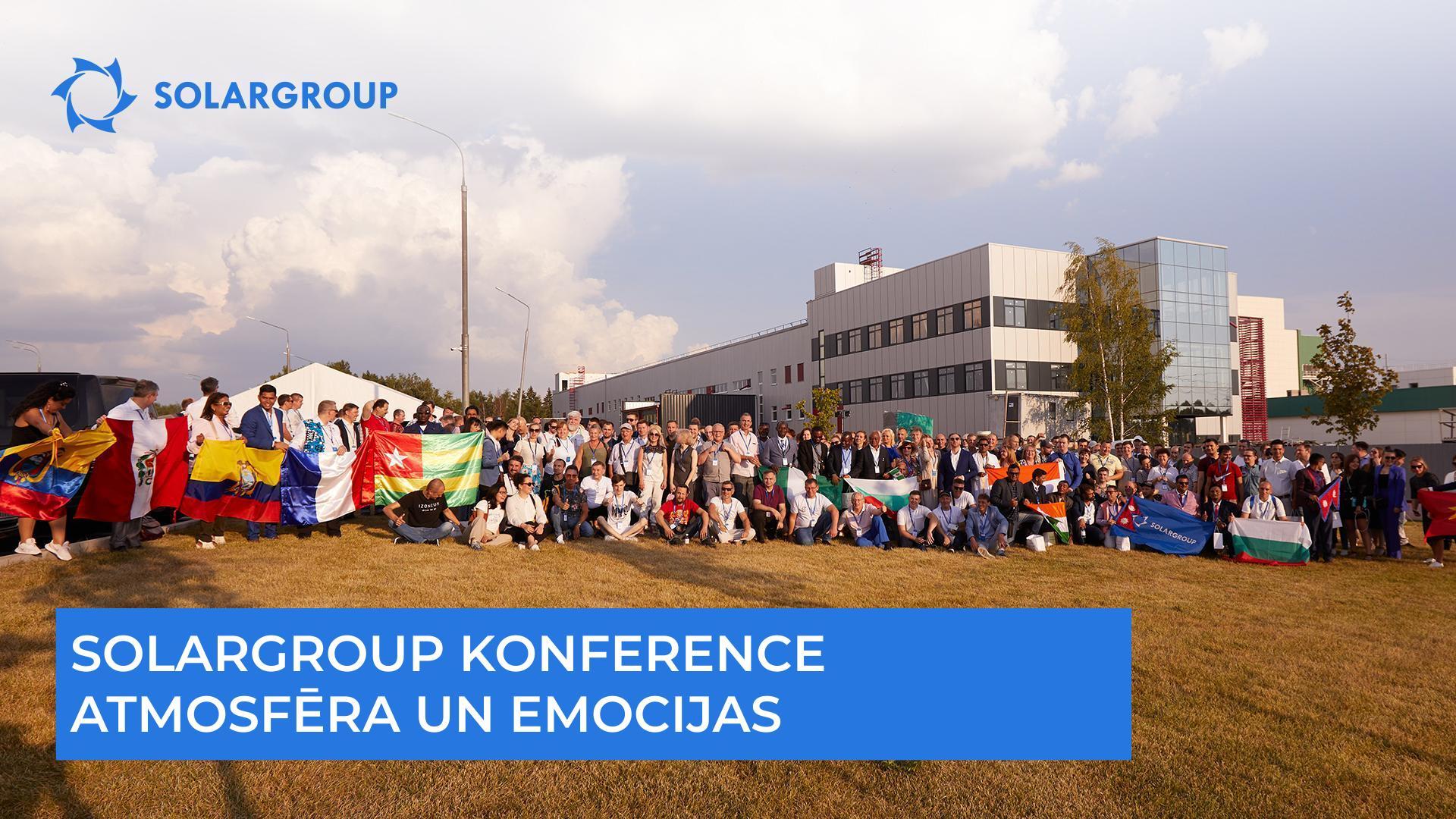 SOLARGROUP konference: atmosfēra un emocijas