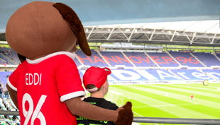 hannover maskotchen eddi und kind