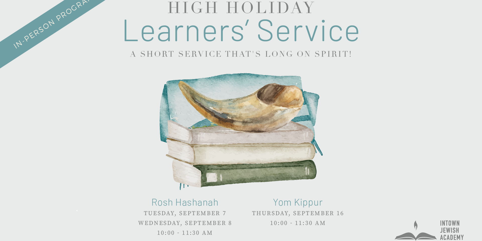 High Holiday Learners' Service promotional image