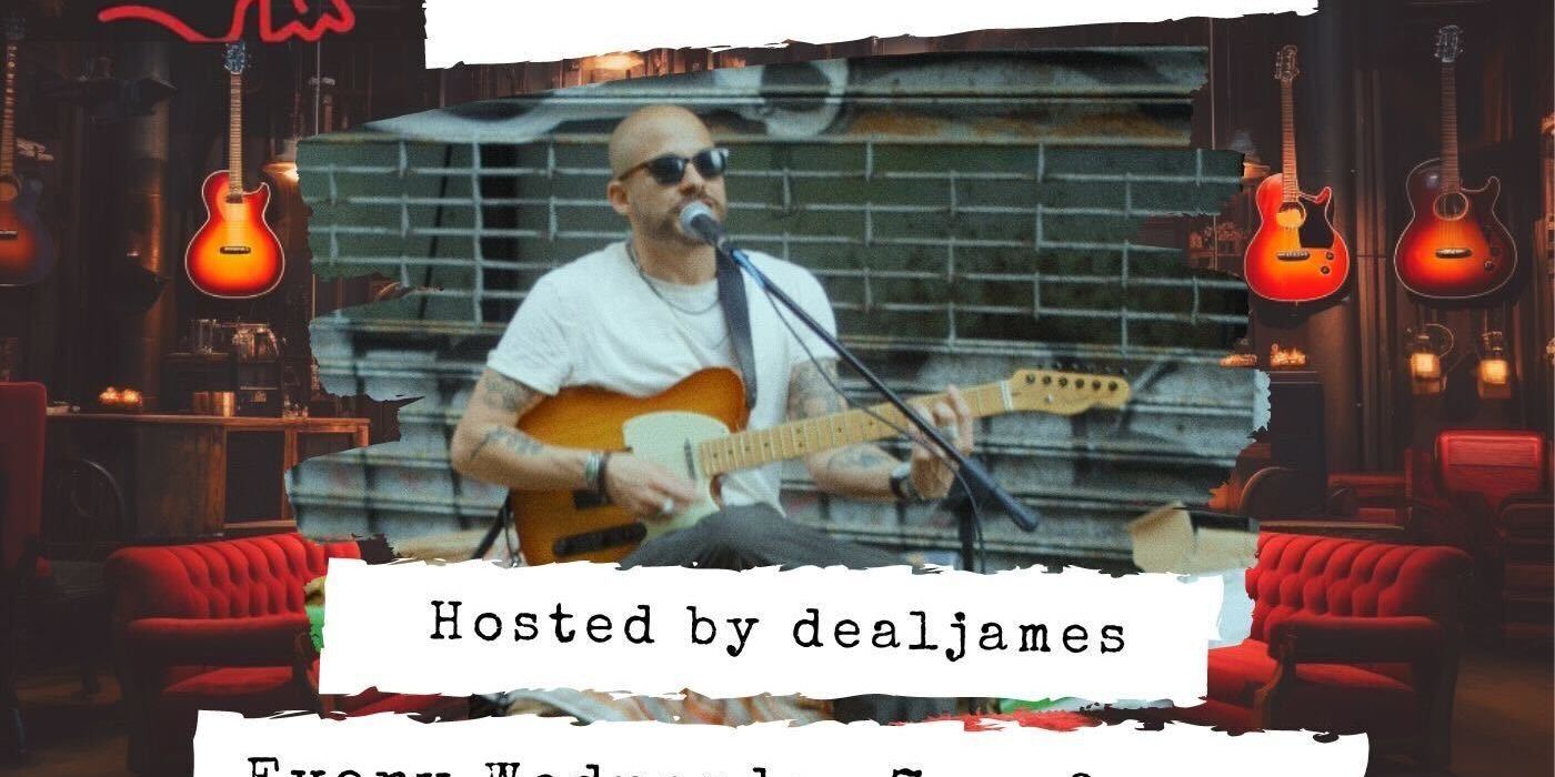 "Speakeasy Sessions Open Mic for Songwriters" Live Music in New York City West Village featuring Open Mic hosted by Deal James at Ernie's Bar at The Half Pint promotional image