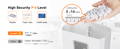Shredding 10 sheet at one pass This shredder is able to shred up to 10 sheets at one pass, which is perfect for your home and office use doing a good job of shredding your everyday unwanted office documents as well as the junk mail in your mailbox.