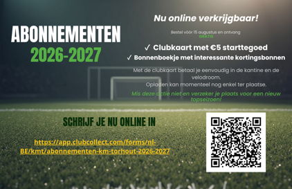 Abonnementen 2026-2027 nu online verkrijgbaar!