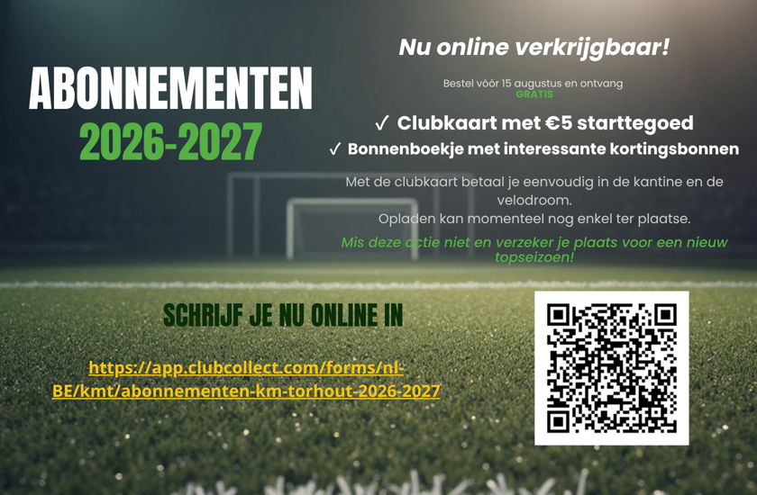 Abonnementen 2026-2027 nu online verkrijgbaar!