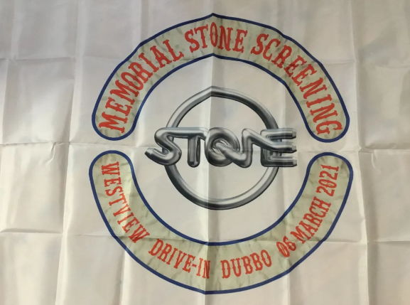 RIP SANDY HARBUTT MEMORIAL man cave flags mancaveidea. Wall hanging. Banner - Image 5