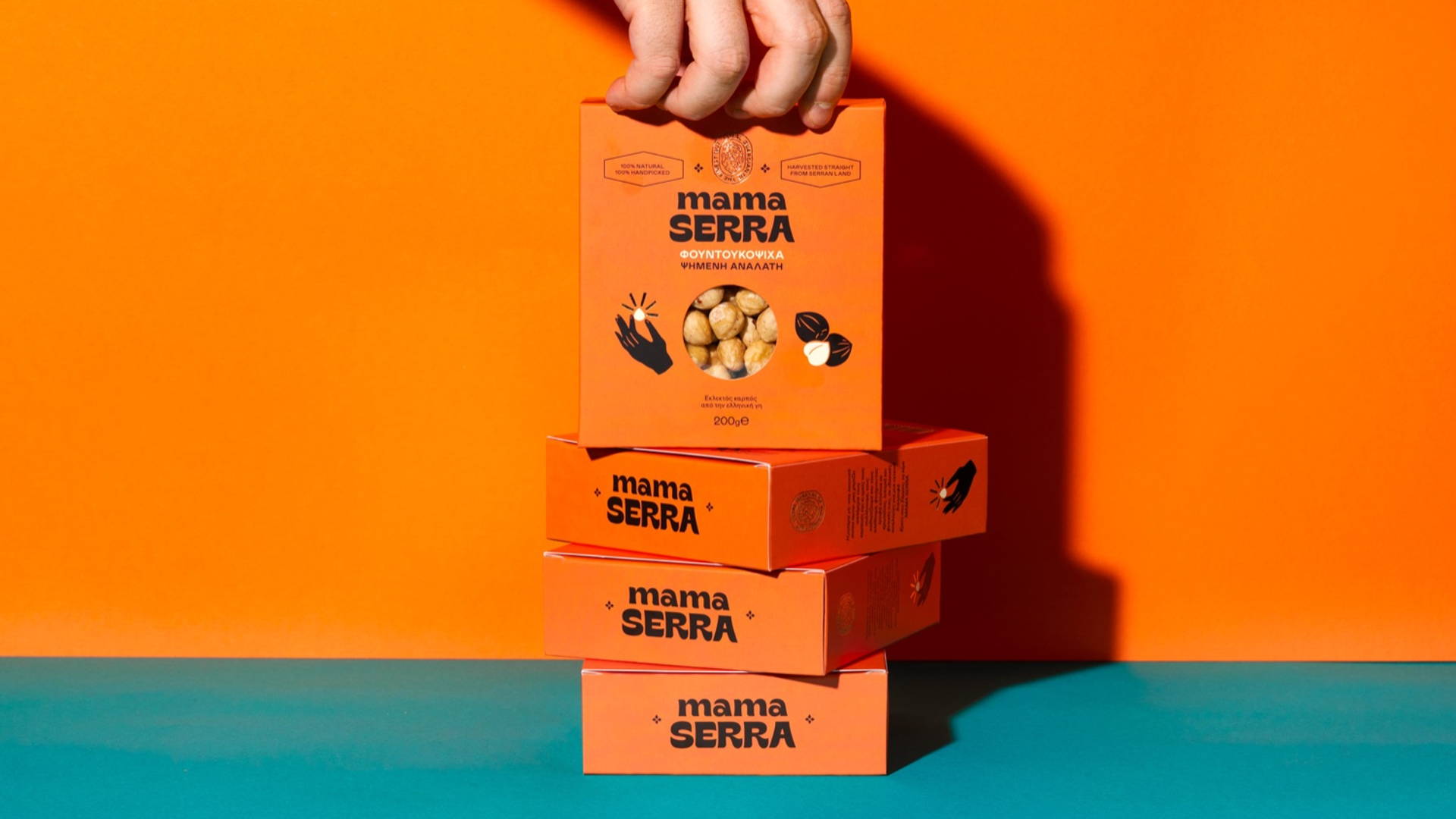 Featured image for We're Nuts Over Mama Serra's Bright Packaging