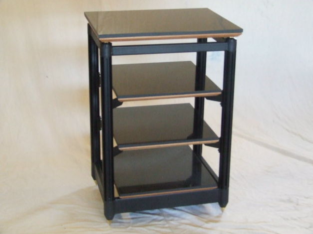 Adona Zero SR 4 shelf rack in black