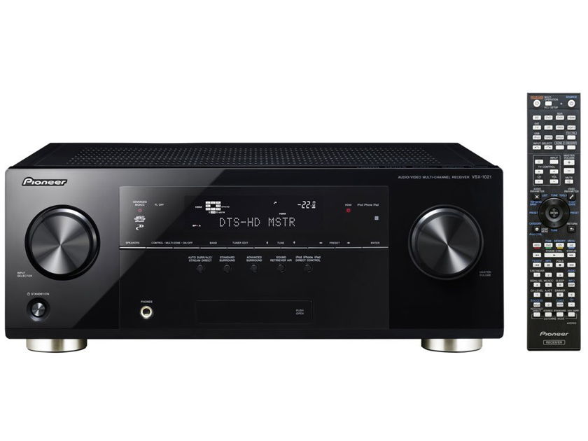 PIONEER VSX-1021-K 7.1 Home Theater Receiver, Glossy Black
