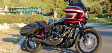 2014 HARLEY-DAVIDSON FXDB DYNA STREET BOB (HARD CANDY CSTM) motorcycle for rent near Rancho Palos Verdes, CA