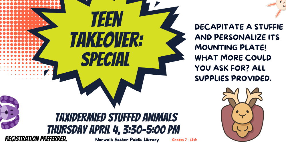 Teen Takeover Special: Taxidermied Stuffies promotional image