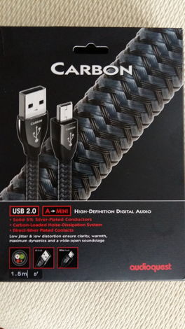 AudioQuest Carbon USB 1.5m to mini