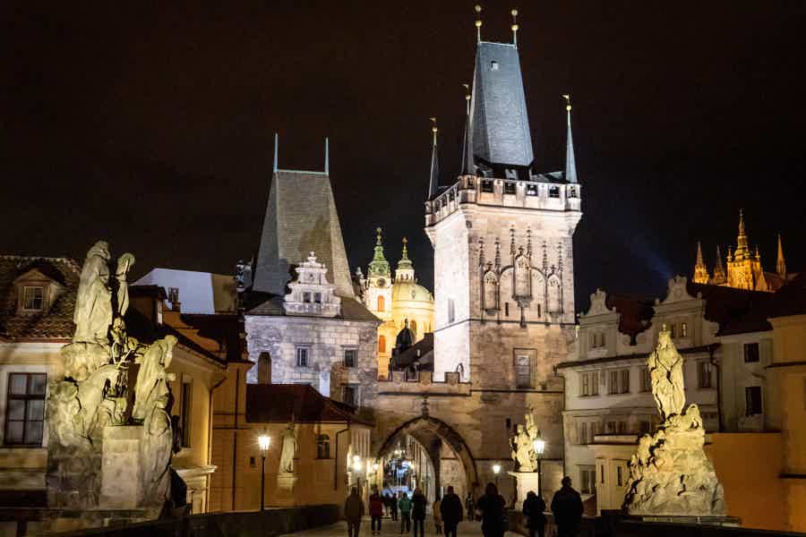 Retro Style E-Bike Night Tour in Prague - Live Guided - photo 1