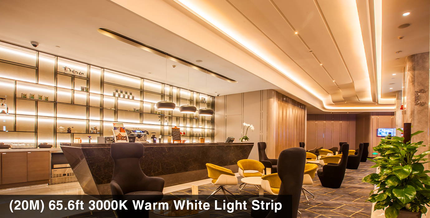 warm white light strips for room