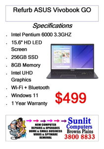 Refurbished ASUS Vivobook GO
