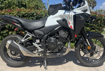 2025 HONDA NX500 motorcycle for rent near Tampa, FL