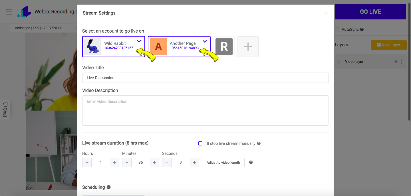 Project select profiles