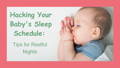 Sleeping Baby | My Organic Company