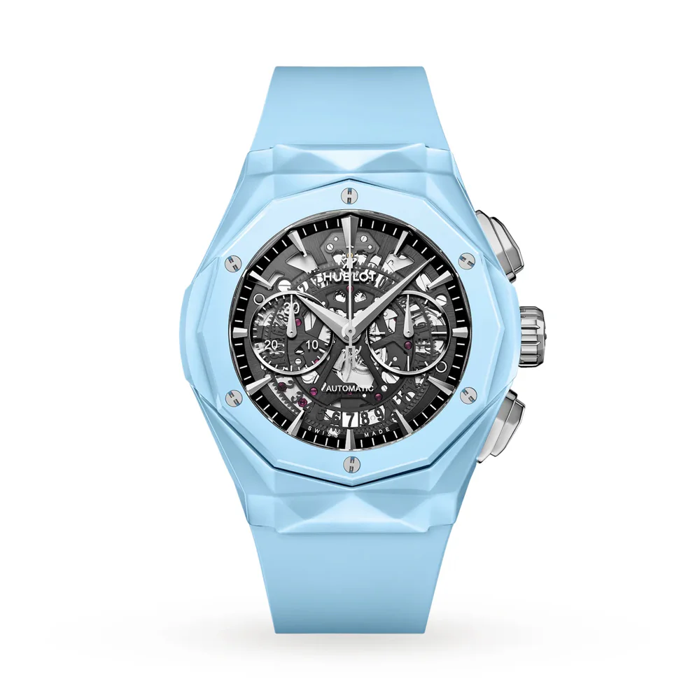Hublot Classic Fusion Aerofusion Chronograph Orlinski Sky Blue 45mm