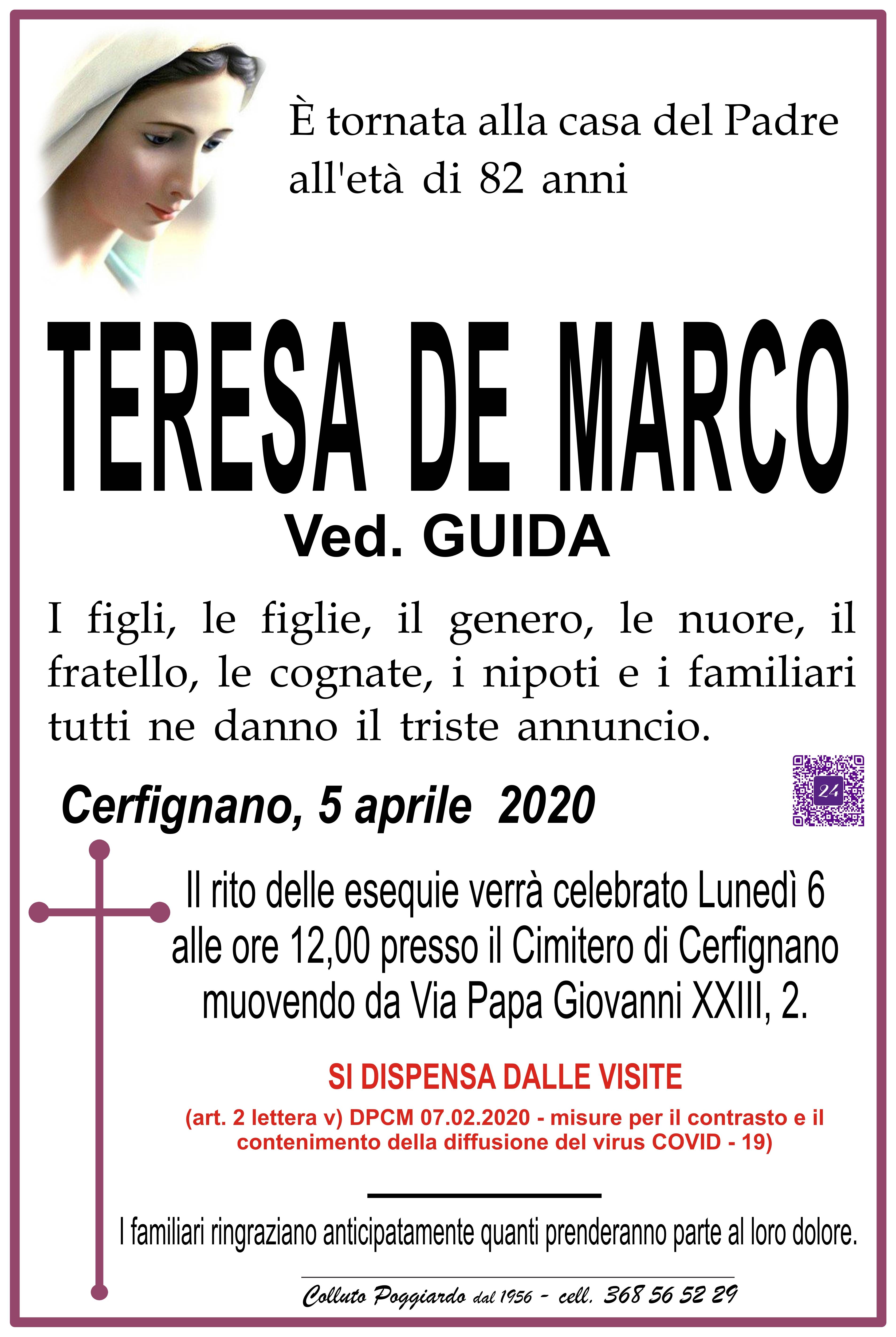 Teresa De Marco