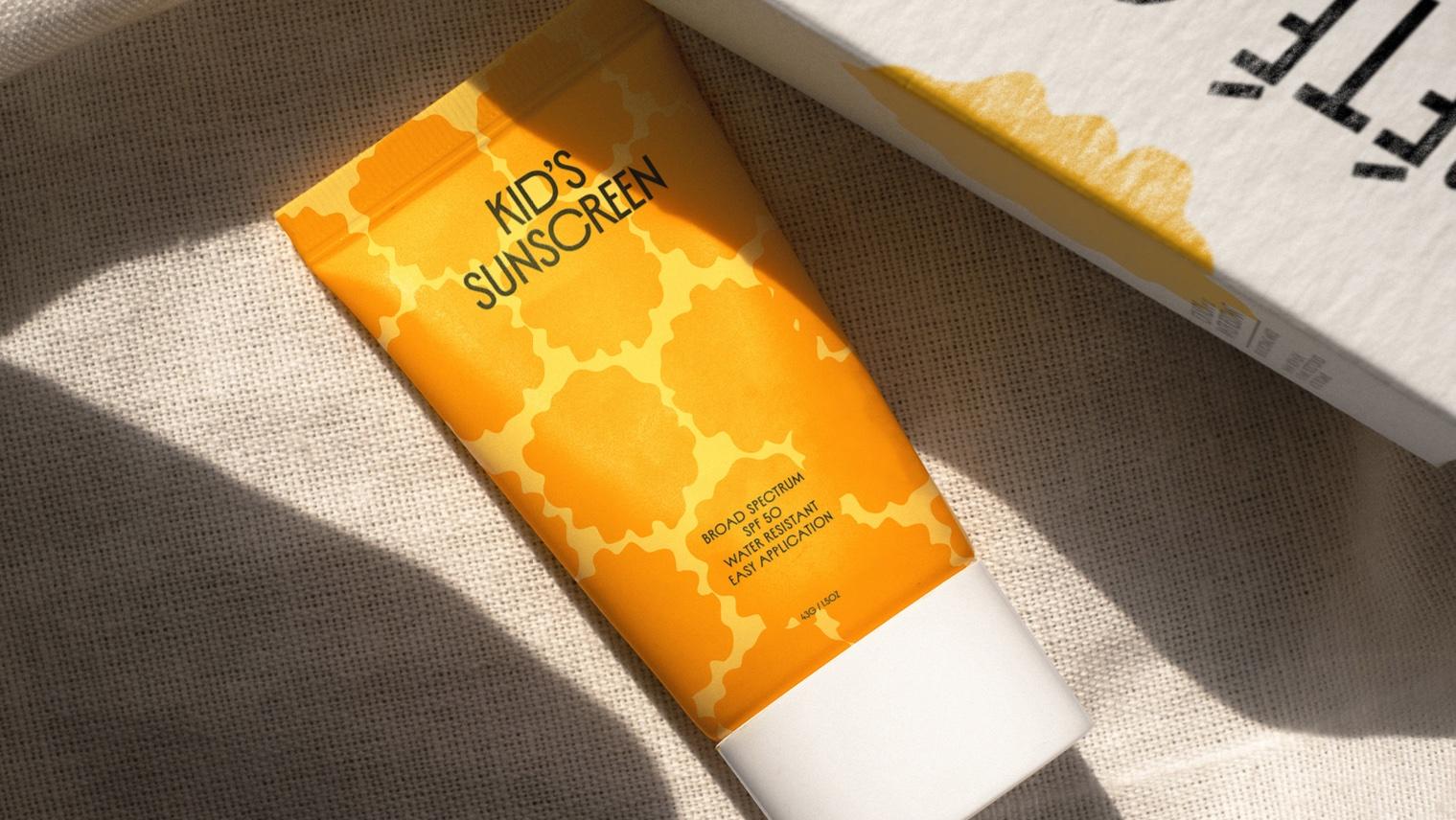 L’été Cool’s Contemporary Sunscreen Packaging Design
