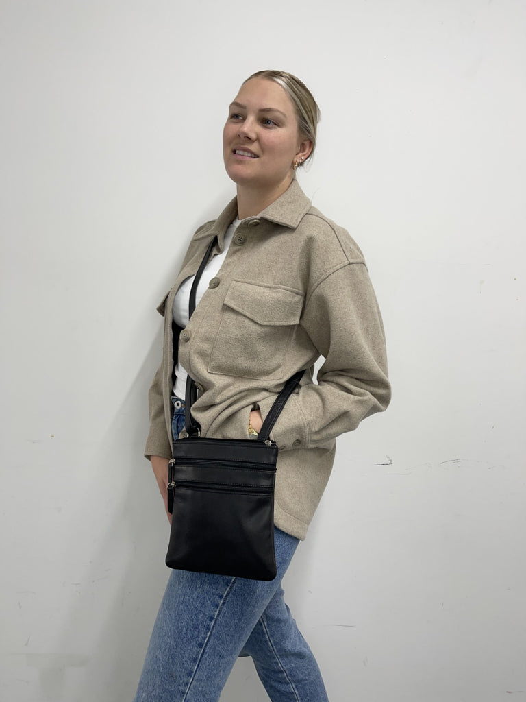 Quality Full Grain Leather Handbag Style 61021 - Image 7