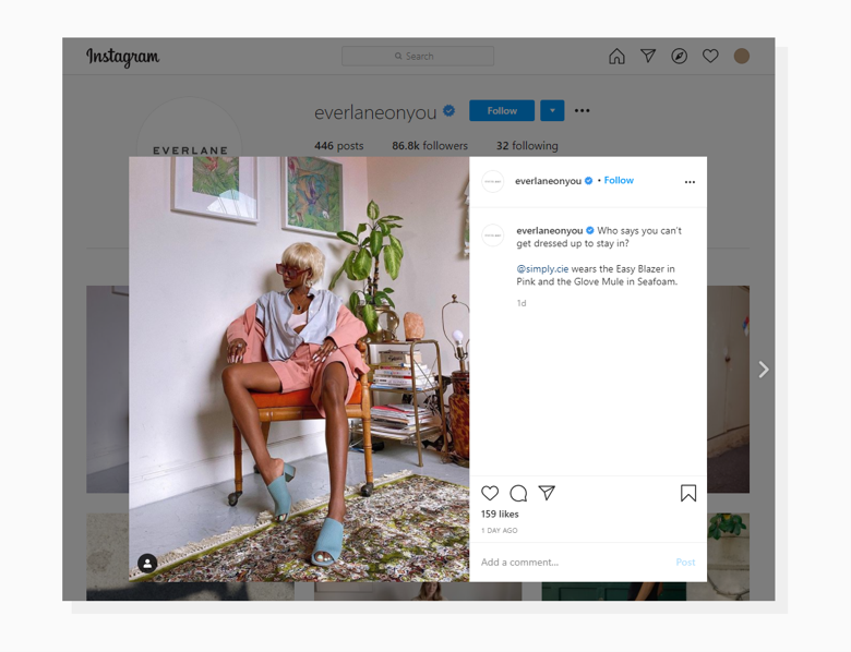 UGC photos in Instagram