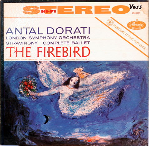TAS listed Stravinsky Dorati - Firebird Mercury SR 9022...