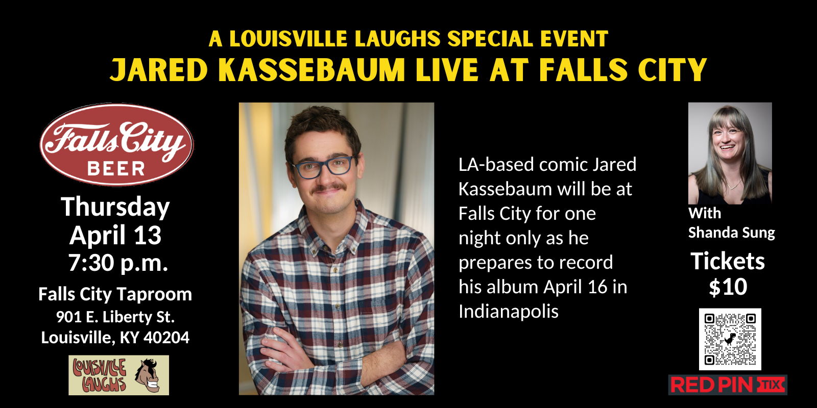 Jared Kassebaum live at Falls City promotional image
