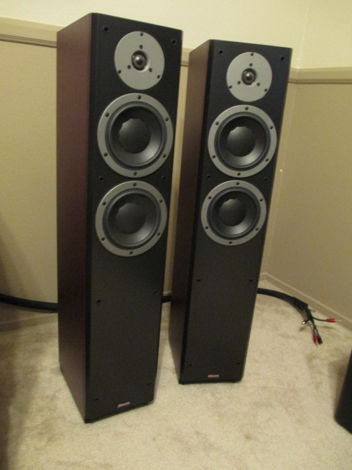 Dynaudio DM 3/7 Full Range Rosewood Tower Speakers XLNT!