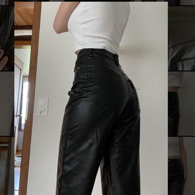 Vegan Leather Pants