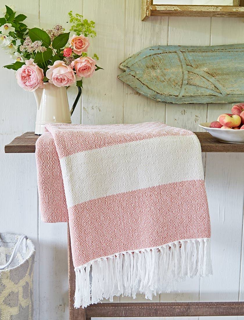 Coral Hammam Throw