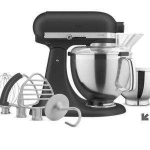 Artisan® Series 5 Quart Tilt-Head Stand Mixer with Premium Accessory Pack Candy Apple Red KSM195PSCA | KitchenAid
