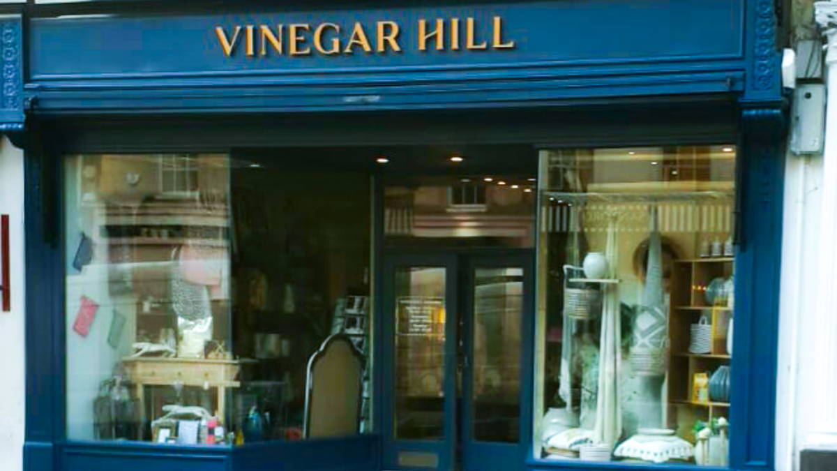 Outside Vinegar Hill Stratford-upon-Avon