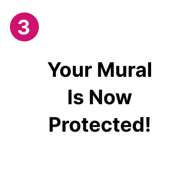 Step 2 of MuralShield Process Step 2 of MuralShield Process