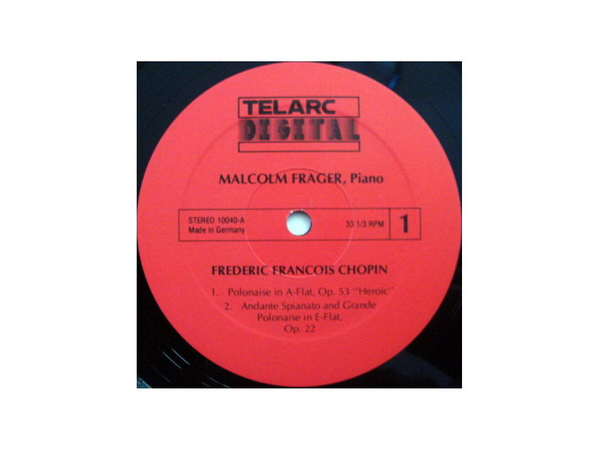 ★Audiophile★ Telarc / MALCOLM FRAGER, - Chopin Piano Music,  MINT!
