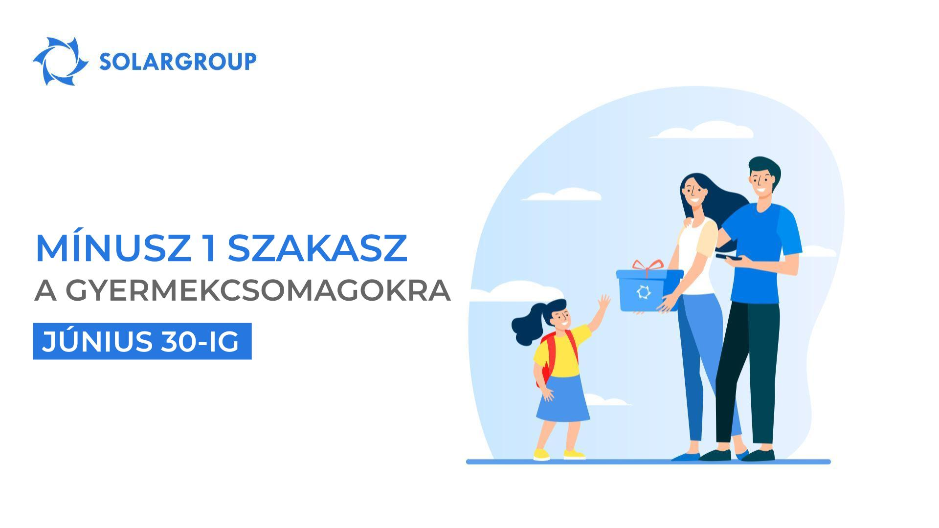 Új promóció a gyermekcsomagokra: mínusz 1 szakasz