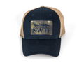  Navy Twill w tan mesh back and NWTF Logo Applique