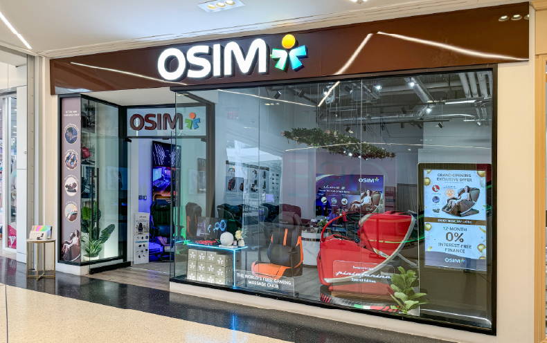 OSIM Massage Chair Tangram Mall store location in Flushing Queens New York USA