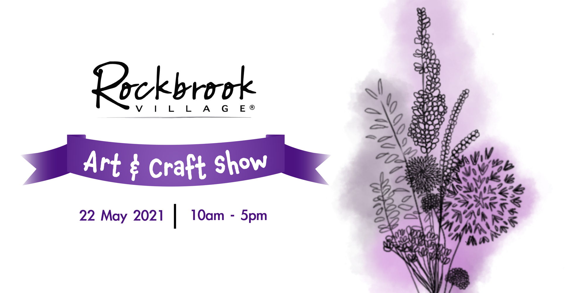 Rockbrook Village Art & Craft Show promotional image