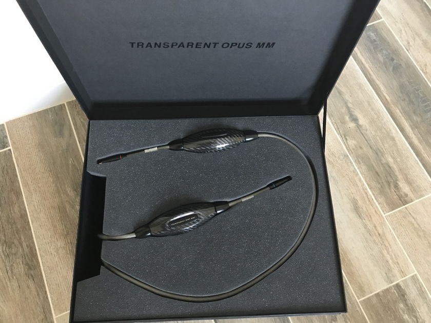 Transparent Audio Opus Interconnects MM Pair Rca Interconnects-15 Feet-Great Condition & Price!
