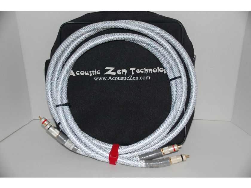 Acoustic Zen Silver Refrence 2-meter interconnect cables with RCA termination...