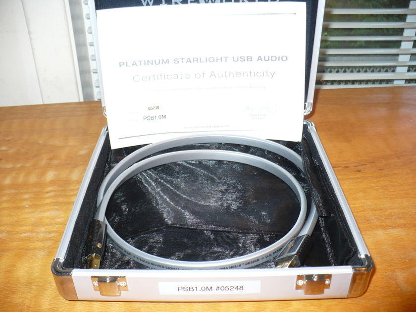 WireWorldPlatinum  Starlight USB A to B 1Meter W/Presentation Box