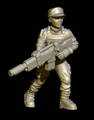 Modern female imperial guard woman for 3D printing