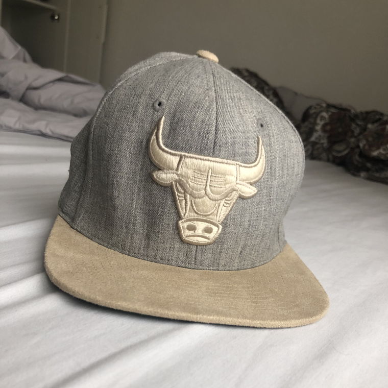 Chicago Bulls& NY vintage cap Grau