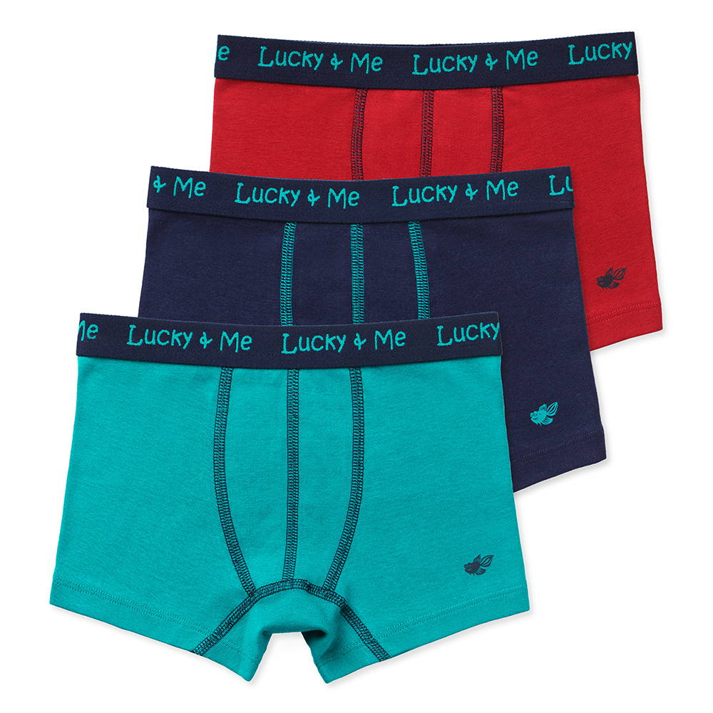 Buy Lucky & Me Liam Boys Boxer Briefs Underwear, 3 Pack, Tagless, Soft  Cotton (Youth 7/8, Red White and Blue) Online at desertcartSeychelles